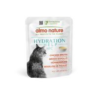12 sobres x 50 g Almo Nature HFC Hydration Help Caldo de Pollo sobre para gatos ¡Pack Ahorro!