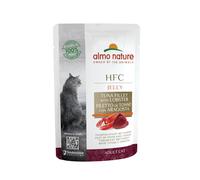 55 g Almo Nature HFC Atún con Langosta en Gelatina sobre para gatos