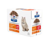 Hill's c/d Prescription Diet Urinary Stress sobres comida húmeda para gatos - 12 x 85 g (pollo)