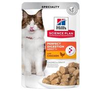 Hill's Adult Perfect Digestion con pollo Science Plan para gatos - 12 x 85 g