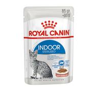Royal Canin Indoor Sterilised Adult - Alimento en salsa para gato de interior esterilizado - Cantidad: 85 g
