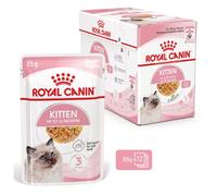 12 sobres x 85 g Royal Canin Kitten comida húmeda en gelatina sobre para gatitos ¡Pack ahorro!