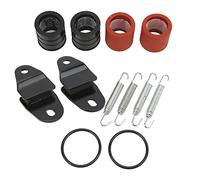 12 Soportes de Silenciador de Escape, Kit de Soporte de Resorte de Junta de Junta 2GU147710000 2GU-14771-00-00 Reemplazo para BANSHEE 350 YFZ350 LE SE SP Goma y Metal Accesorio de Motocicleta