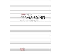 12-Stave Blank Sheet Music Notebook:: Music Manuscript Paper for Composers, Songwriters, Musicians & Students (Large 8.5 x 11, 80 Pages)