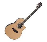 12 String Electro Acoustic Roundback Guitarra de Gear4music, Natural