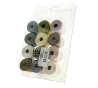 12 Super-lon #18 Cord Mix Ideal para ensartar cuentas, crochet y micro-macram Joyer a Compatible con proyectos Kumihimo S-lon Neutrals Mix