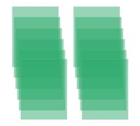 12 superposiciones de dislexia verde A4, superposiciones de PVC de colores para dislexia, alta transparencia y resistente a los arañazos, reduce el estrés visual, ayudas de lectura para dislexia, TDAH