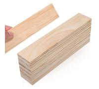 12 tableros rectangulares sin, 20 x 4 x 0,3 cm, hojas de madera de balsa, suministros de bricolaje para manualidades, pintura, grabado, arte, decoración del hogar