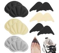 12 Taloneras para zapatos, almohadillas ajustables para los dedos, plantillas de relleno de zapatos almohadillas para talones reducir talla zapato Contra Rozaduras Talón para Hombres y Mujeres