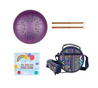 12 Tambor Esencial 8 Nota lengua de acero tambor tambor Handpan Batería Instrumento de percusión Musical Education Juguetes fáciles de tocar