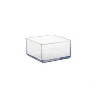 12 tapas cuadradas para sillas de muebles, patas de mesa, protección del suelo, antideslizantes, ajustables, transparentes, 20-60 mm (20 x 20 mm)