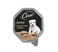 12 tarrinas x 150 g Cesar Pavo y Ternera Tarrina en Gelatina para Cachorros ¡Pack ahorro!