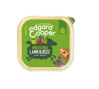 12 tarrinas x 150 g Edgard & Cooper Cordero y Ternera tarrina para perros ¡Pack ahorro!