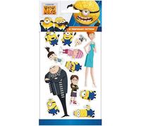 12 tatuajes de Minion para niños como obsequio, regalo o juego | Tempopäre Minion Tattoo | Pegatinas de cumpleaños infantiles
