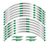 12 Tiras De Calcomanías Reflectantes para Motocicleta, Pegatinas Decorativas para Llantas, para para Aprilia RS Rs125 RS 125