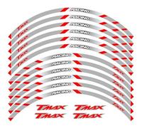 12 Tiras De Calcomanías Reflectantes para Motocicleta, Pegatinas para Llantas, Decoración, Protección Estilo, Pegatina para Llanta para Yamaha T MAX