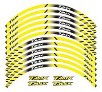 12 Tiras De Calcomanías Reflectantes para Motocicleta, Pegatinas para Llantas, Decoración, Protección Estilo, Pegatina para Llanta para Yamaha T MAX