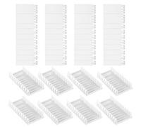12 tiras de cubierta para caja de fusibles, cubierta decorativa para caja de distribución, ranuras de módulo, cubierta ciega para distribuidor