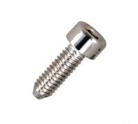 12 tornillos de montaje de trémolo para puente para guitarra eléctrica, kit de hardware de acero inoxidable para sistemas de vibrato de estilo, acabado plateado, agujero de 2,5 mm (plateado)