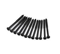 12 tornillos de montaje para pastilla de bajo, accesorios de reparación, pastillas, piezas de instrumentos musicales, tornillos de pastilla fáciles de operar