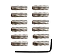 12 tornillos de puente de sillín de guitarra para puentes de la serie vintage americana