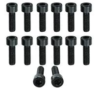 12 tornillos para bicicleta, tornillos de jaula para soporte de botella de agua de bicicleta M5 para soporte de botella de agua de bicicleta