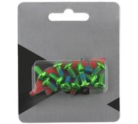 12 Tornillos para rotor Bici Montaña M5x12 Color 12 Tornillos | Aleación aluminio para fuerte, para resistencia , M5x12 para preciso, ideal MTB, acabado vibrante(Green)
