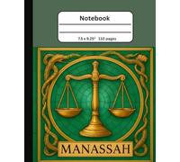 12 Tribes & Stones of Israel Notebook Beryl | 7.5" x 9.25" | 110 Pages: Zebulun: Manassah