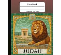 12 Tribes & Stones of Israel Notebook Emerald | 7.5" x 9.25" | 110 Pages: Judah