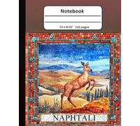 12 Tribes & Stones of Israel Notebook Ligure | 7.5" x 9.25" | 110 Pages: Naphtali
