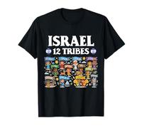 12 Tribus de Israel Herencia Judía para niños Camiseta