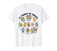 12 Tribus de Israel Herencia Judía para niños Camiseta