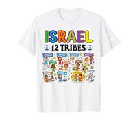12 Tribus de Israel Herencia Judía para niños Camiseta