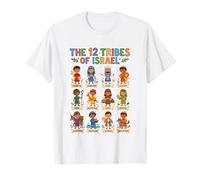12 Tribus de Israel Herencia Judía para niños Camiseta