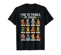 12 Tribus de Israel Herencia Judía para niños Camiseta