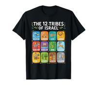 12 Tribus de Israel Herencia Judía para niños Camiseta