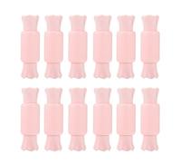 12 tubos vacíos para brillo de labios, botellas de bálsamo labial en forma de caramelo, tubos líquidos, botellas de muestra rellenables para cosméticos