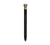 12-Turn to Music, Twist Out the Core Pen, Double Bead Student Brush Pen -Cigarette Black-0.5mm.