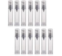 12 Uds 15ml pequeñas botellas transparentes portátiles con bomba sin aire botellas dispensadoras de loción al vacío artículos de tocador de viaje juego de botellas contenedor cosmético