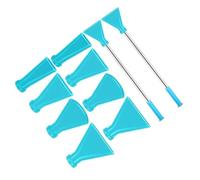 12 Uds Accesorios De Soplado Artístico Boquillas Varios Tamaños Pajitas Acero Inoxidable Para Manualidades Holandesas Suministros Pintura Boquillas Soplado Paja Acero Inoxidable