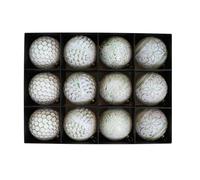 12 Uds. Adornos De Bolas Navidad 8cm para Decoración Bodas Vacaciones Invierno Adorno Colgante para Árbol Esferas