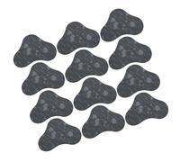 12 Uds Agarre de Alfombra, Almohadillas Adhesivas de Doble Cara de PU Impermeables para Alfombra, Cinta de Alfombra Lavable para Alfombras de área, Empuñaduras Antideslizantes