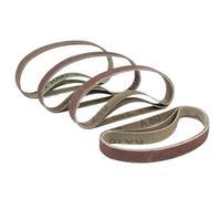 12 Uds. Correa de lijado abrasiva de 13X305mm con grano de papel de lija mixto 80~1000 Compatible con afilador de cuchillos Work Sharp WSKTS-W 1/2x12"