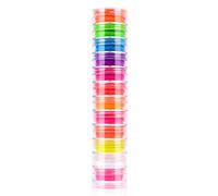 12 Uds De pigmento en polvo UV fluorescente brillante de resina, Kit de pigmento de resina luminoso reactivo con luz negra, fabricación de joyería, luz negra reactiva