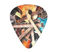 12 Uds. De púas para guitarra, guitarra eléctrica mágica, música, 3 grosores diferentes, para guitarra acústica, guitarra eléctrica, bajo