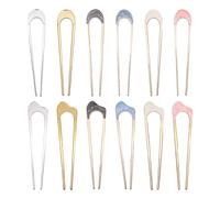 12 Uds. Horquillas Para El Cabello En Forma De U, Accesorios Retro Para El Cabello, Accesorios De Metal Para El Cabello, Herramientas De Fijación, Accesorios Para El Cabello