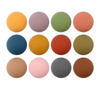 12 Uds Imanes Fuertes para Nevera, Redondos Mate Imanes de Nevera, Pasadores Magnéticos, Imanes de Refrigerador Coloridos para Pizarra Blanca, Nevera, Mapa, Cocina, Oficina, Aula