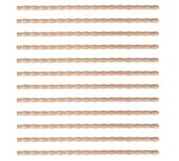 12 Uds Molduras de Madera sin Terminar, 40x1,2x0,7cm Molduras Decorativas 3D para Bricolaje Espejos Armarios Ventanas Puertas Paredes y Decoración del Hogar (Estilo Calabaza Única)
