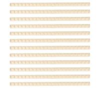 12 Uds Molduras de Madera sin Terminar, 40x2x0,5cm Molduras Decorativas 3D para Bricolaje Espejos Armarios Ventanas Puertas Paredes y Decoración del Hogar (Estilo Cuadrícula)