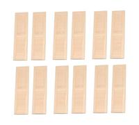 12 Uds. Persianas de Madera para casa de muñecas a Escala 1:12, Ventanas en Miniatura de 4, 5 Pulgadas, Muebles DIY